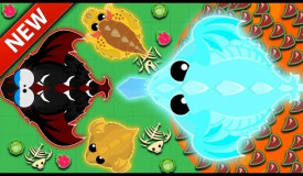 Mope.io New *RARE* Crystal Ice Dragon Skin in MOPE.io // New Skin Idea For Mope.io