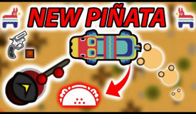 NEW PINATA IN THE DESERT MODE ! + AWM-S + X15 + 19 KILLS IN SOLO VS SQUADS | SURVIV.IO