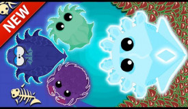 Mope.io New *RARE* Crystal Ice Kraken Skin in MOPE.io // New Skin idea For Mope.io