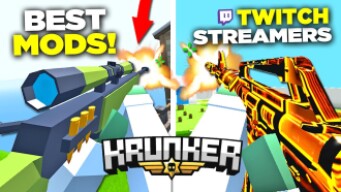 I Used Krunker.io Twitch Streamer's MODS AGAIN! (FrostyWolf, KoniXo and MORE)