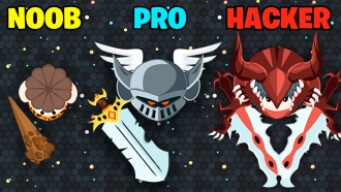 NOOB vs PRO vs HACKER in EvoWars.io