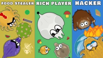 TYPES OF PLAYERS IN MOPE.IO // FOOD STEALERS // RICH PLAYER // HACKER // CAMPER