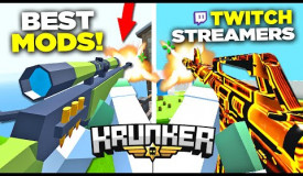 I Used Krunker.io Twitch Streamer's MODS AGAIN! (FrostyWolf, KoniXo and MORE)