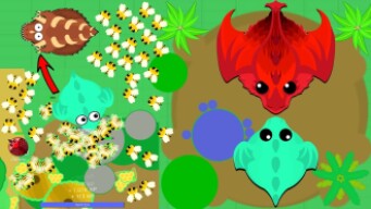 MOPE // AFTER THE GLITCH THEN FARMS 5000000XP WITH BEE's ONLY (Challenge) // QUEEN SCARLET VS DRAGON