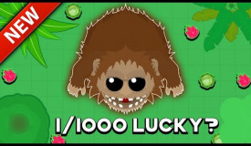 Mope.io I GOT BIGFOOT RARE ANIMAL IN MOPE.IO // (1/1000 Chance) BigFoot Gameplay