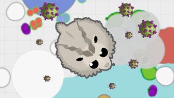 O ATAQUE DA CABRA GIGANTE - Mope.io