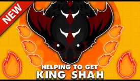 Mope.io Helping Friend To Get KING SHAH in Mope.io