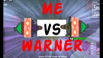 me vs warner in fightz.io