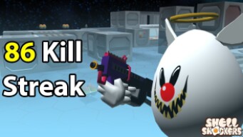 86 Kill Streak! | Shell Shockers