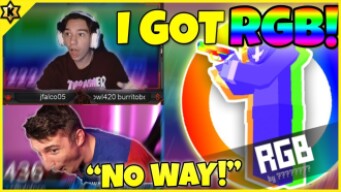 STREAMERS UNBOX "RGB" 0.01% CHANCE - Krunkerio Top Clips of the Week!