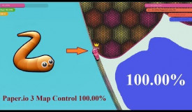 Paper.io 3 How to Get: Map Control 100.00% [Slither.io]