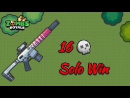 16 Kill Solo Win with Silenced AR-15 | ZombsRoyale.io
