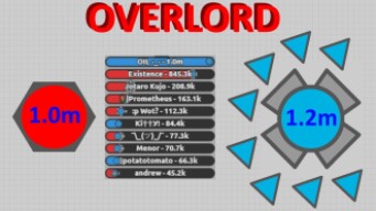 Diep.io | 1.19M Overlord ft. 1m Smasher! Double Million Denial!