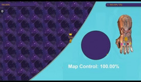 Paper.io 2 Map Control: 100.00% [Thanos Hand]