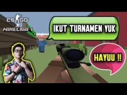 GUA MAU TOURNAMENT GAME INI !!! CSGO + MINECRAFT = KRUNKER.IO - KRUNKER IO INDONESIA