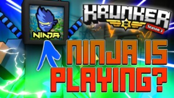 NINJA PLAYS KRUNKER.IO?! (INSANE NUKE!)