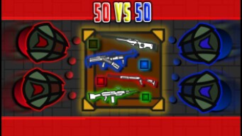 Surviv.io 50 vs 50 LONE SURVIVR ONLY FINAL BATTLE! (Survivio Mega Airdrops & Super Soldiers)