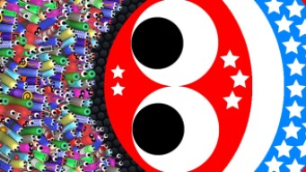 Slither.io 1 Troll Hacker Snake vs A.I. Snakes Epic Slitherio Gameplay