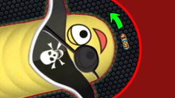 Wormate.io Giant Angry Pirate Snake World Record Score (Best Wormateio Moments)