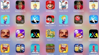 Rescue Cut,Minecraft,HappyGlass,ScaryTeacher,Mario,SaveTheGirl,RedBall4,Hole.io,Teeny Titans,Water?2