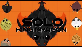 SOLO KING DRAGON GAMEPLAY! // KD UPDATE! // MOPE.IO
