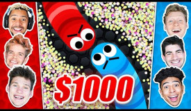 Whoever Gets The LONGEST Snake wins $1000! - Slither.io