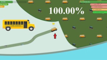 Paper.io 3 Map Control: 100.00% [Epic Bus]