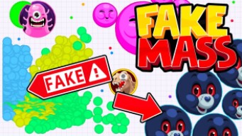 Agar.io Mobile - FAKE MASS SKIN! - TROLLING 20K TEAMS