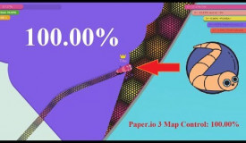 Paper.io 3 Map Control: 100.00% [The Master of Paper.io 3]