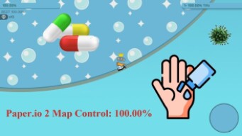 Paper.io 2 Map Control: 100.00% [Sanitizer]