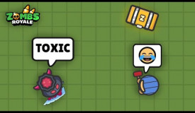 Being TOXIC to YouTubers Fans.... - ZombsRoyale.io