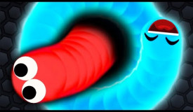 Slither.io A.I. 1 HACKER SNAKE vs NOOB SNAKES Epic Slitherio Gameplay