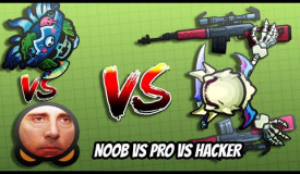 Noob Vs Pro Vs Hacker / ZombsRoyale