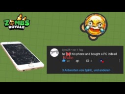 I broke my Phone cuz of ZombsRoyale.io?
