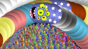 SLITHER.IO - CROWN SKIN GAMEPLAY - 2B SCORE WORLD RECORD | CODE UPDATE!