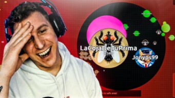 NO RECORDABA SER TAN BUENO EN ESTE JUEGO - AGAR.IO @PokeR988TV