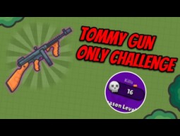 16 Kills TOMMY GUN only Challenge | ZombsRoyale.io Mobile