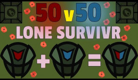 PLAYING AS LONE SURVIVR IN 50v50!! PRO GAMEPLAY | surviv.io