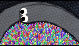 Slither.io A.I. 001 Strong Bad Snake Skin Hacked vs. 72227 Snakes Epic Slitherio Gameplay!