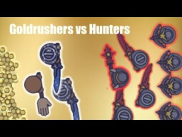 MooMoo.io: Goldrushers vs. Hunters
