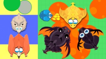 MOPE // BIG GOAT KILLED PTERODACTYL IN WATER // KING DRAGON & BLACK DRAGON VS ME