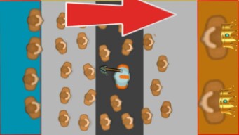 500 Coins Blue Rover Challenge In Braains.io (Modd.io)