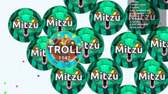 AGARIO TROLL TRAP! EPIC DESTROYING TEAMS ( Agar.io Solo Gameplay )