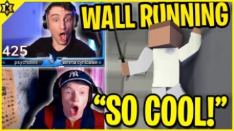 Streamers React to NEW *WALL RUNNING* in KRUNKER.io! - Krunker.io Twitch Clips