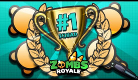 We got on the top SQUADS *Leaderboard* in Zombsroyale.io