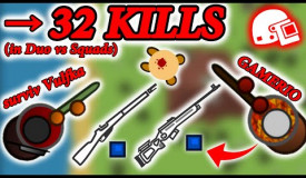 +32 KILLS IN DUO VS SQUADS WITH SURVIV VULFKA ! | SURVIV.IO