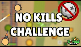 No Kills Challenge?!  ZombsRoyale.io