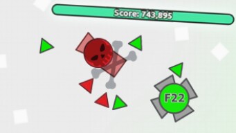 Hybrid 743K - I Invoke F-22 | Diep.io FFA