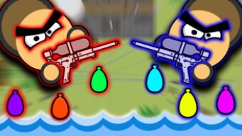 Ultimate Water Gun Only Challenge!! 4v4s | surviv.io