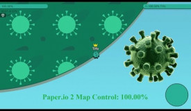 Paper.io 2 Map Control: 100.00% [Virus]